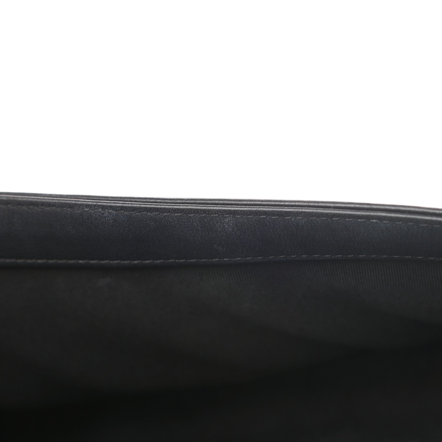 Chanel Calfskin Chevron Quilted Medium Boy Flap Black 13 of 14