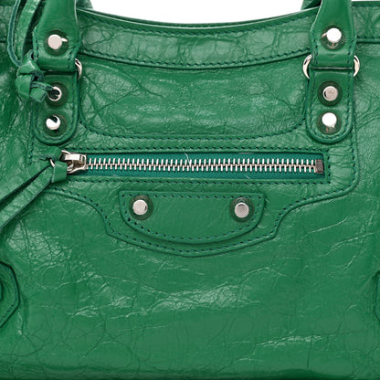 Balenciaga Agneau Classic Silver Hardware S City Magic Green 8 of 13