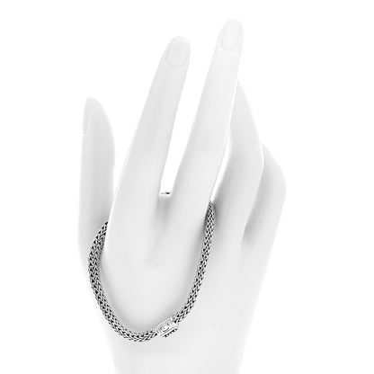 John Hardy Sterling Silver Black Sapphire 5mm Classic Chain Bracelet 2 of 4