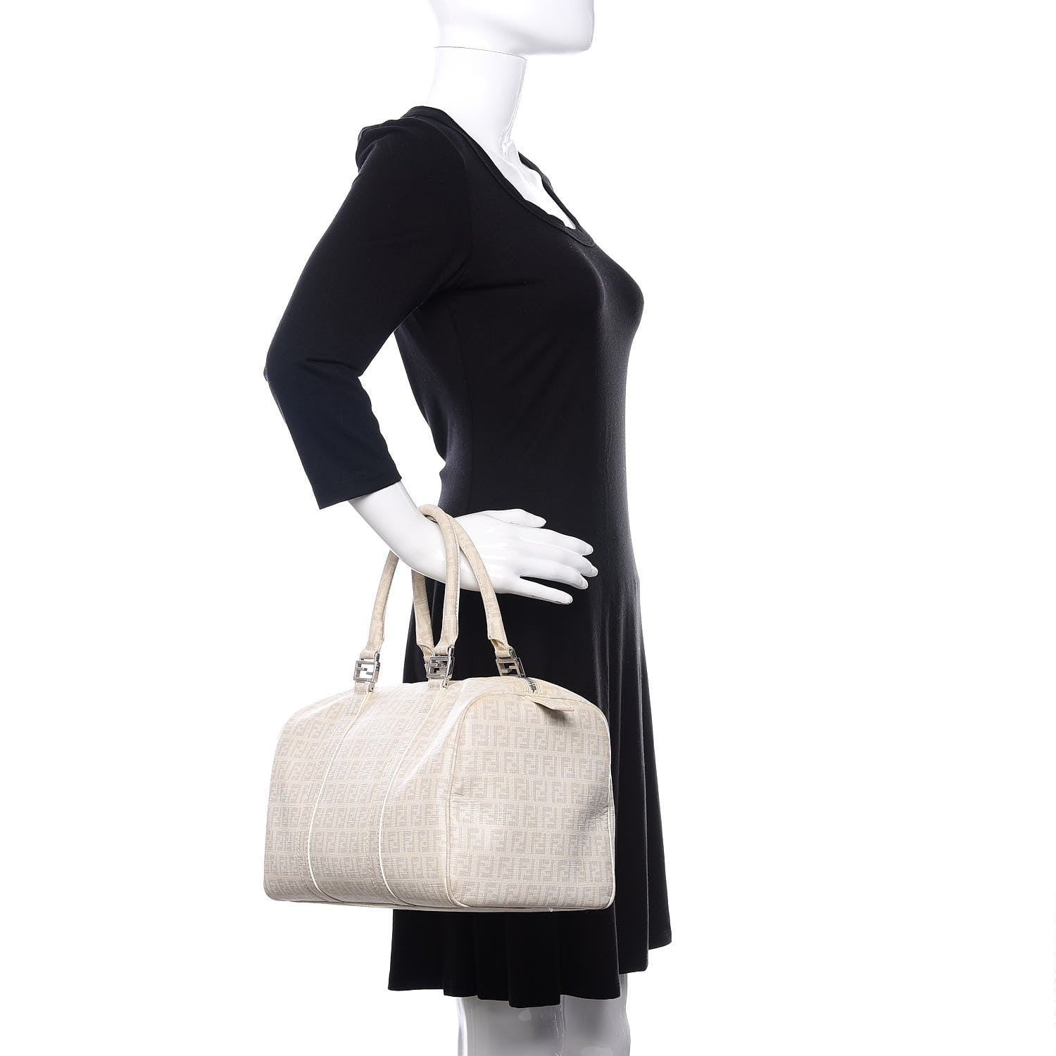 Fendi Zucchino Spalmati Forever Boston White 2 of 11