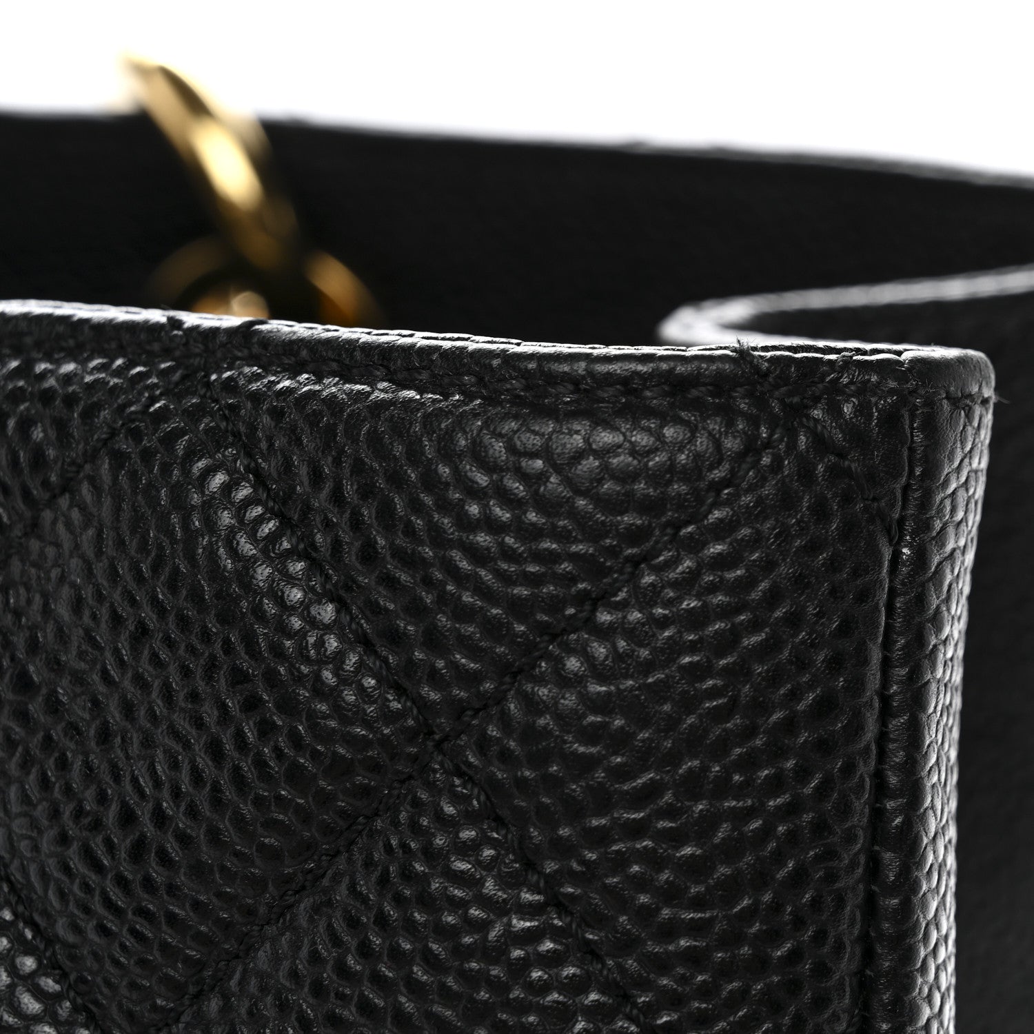 Chanel Caviar Quilted Grand Shopping Tote GST Black 11 of 12