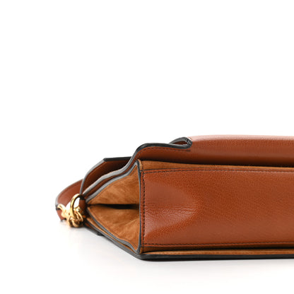 Givenchy Goatskin Suede Medium GV3 Shoulder Bag Chestnut 11 of 12