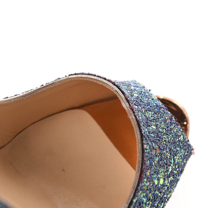 Christian Louboutin Glitter Dragonfly Lady Peep 150 Pumps 40 Etincelle Copper 8 of 13