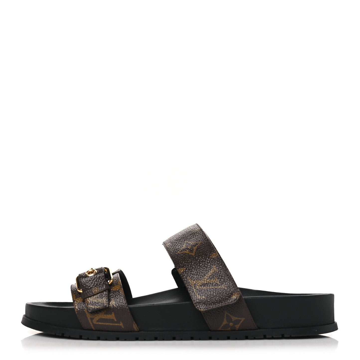 Monogram Bom Dia Mule Sandals 40 Black