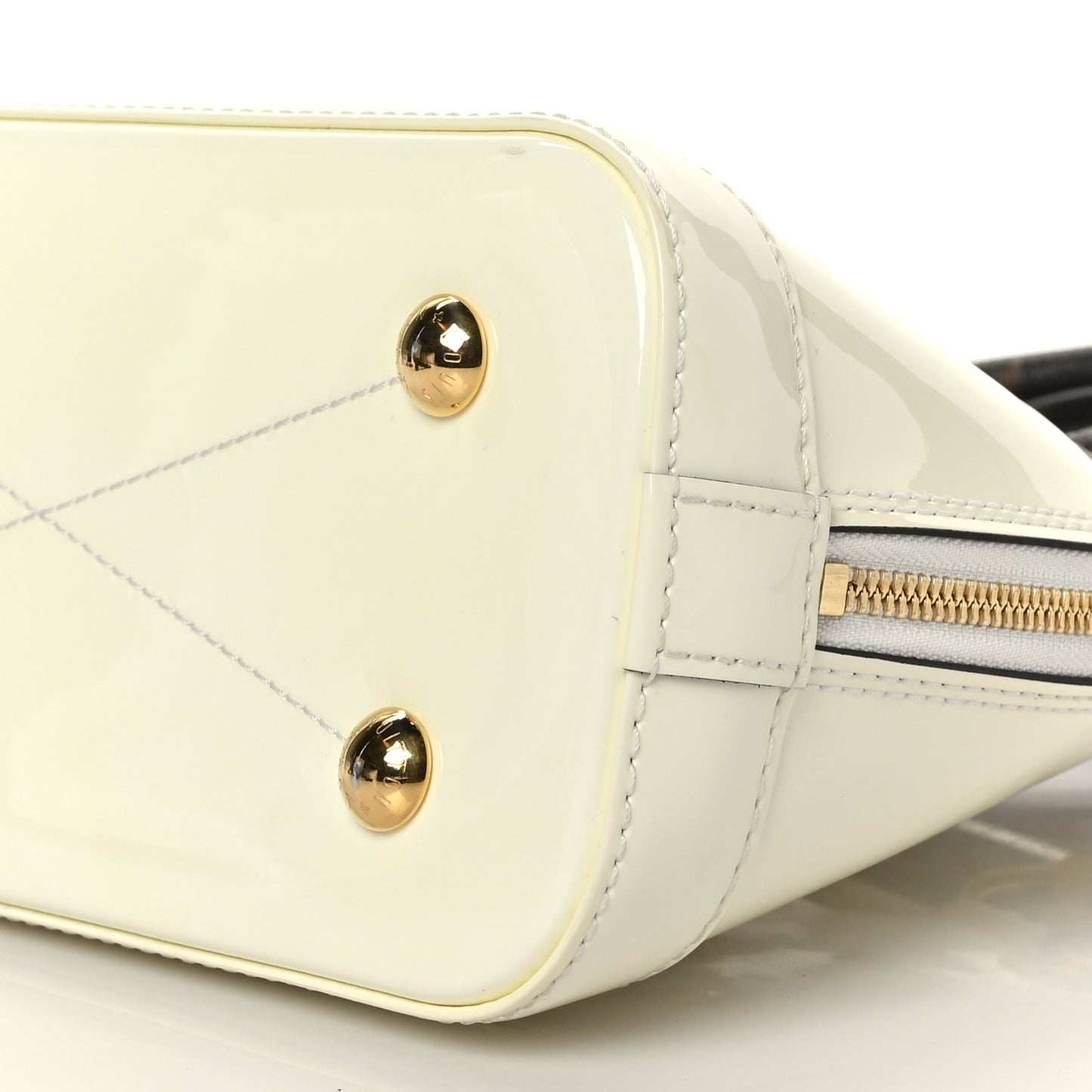 Patent Monogram Alma BB White