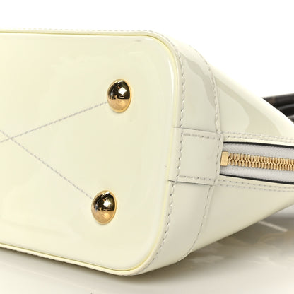 Louis Vuitton Patent Monogram Alma BB White 8 of 8