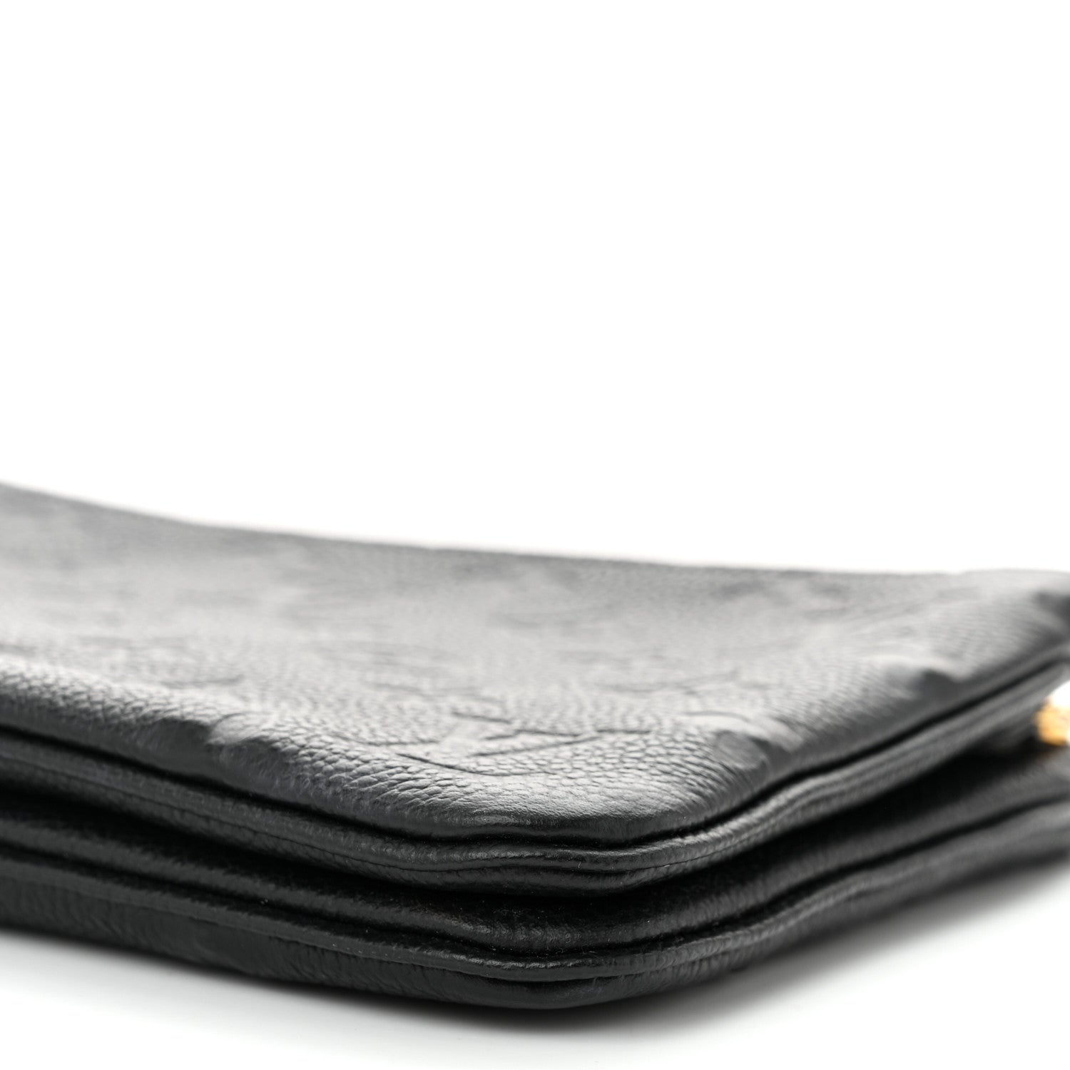 Louis Vuitton Empreinte Double Zip Pochette Black 11 of 11