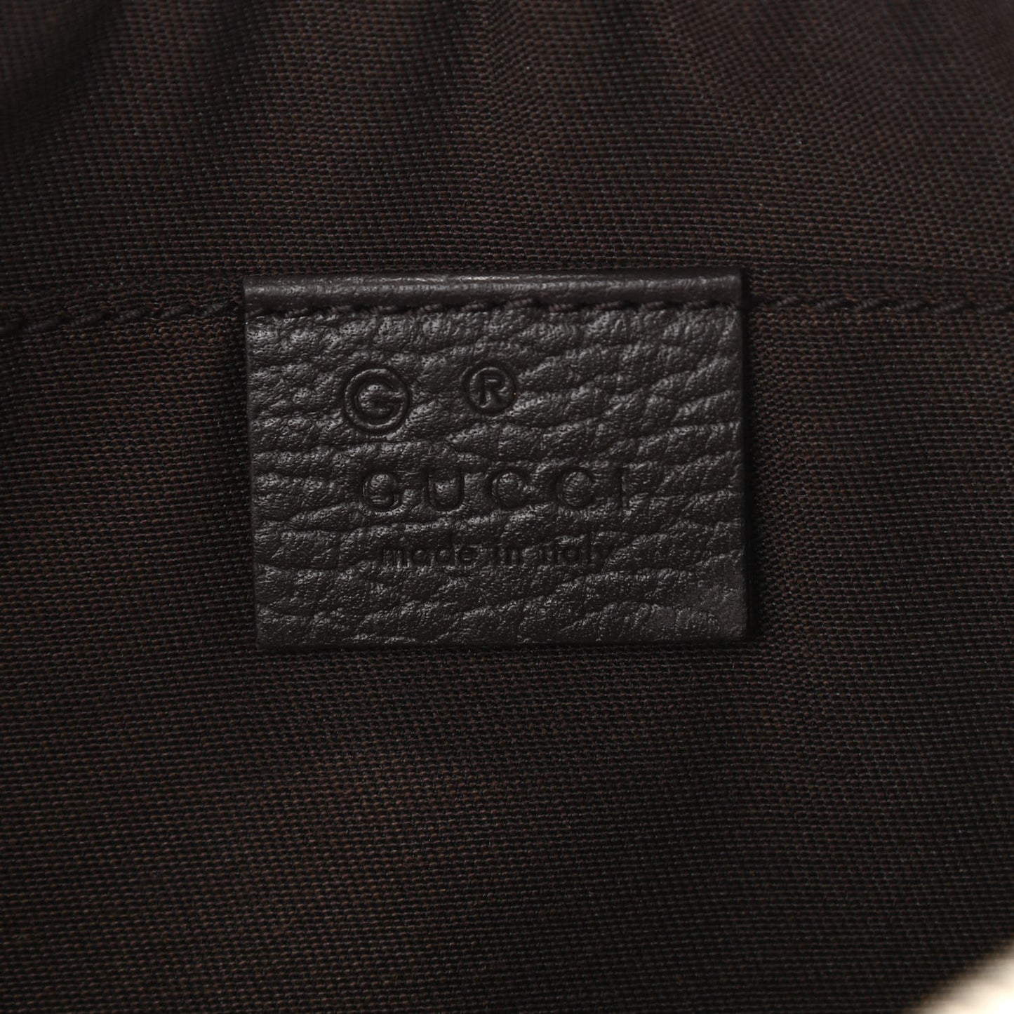 Monogram Belt Bag Dark Brown