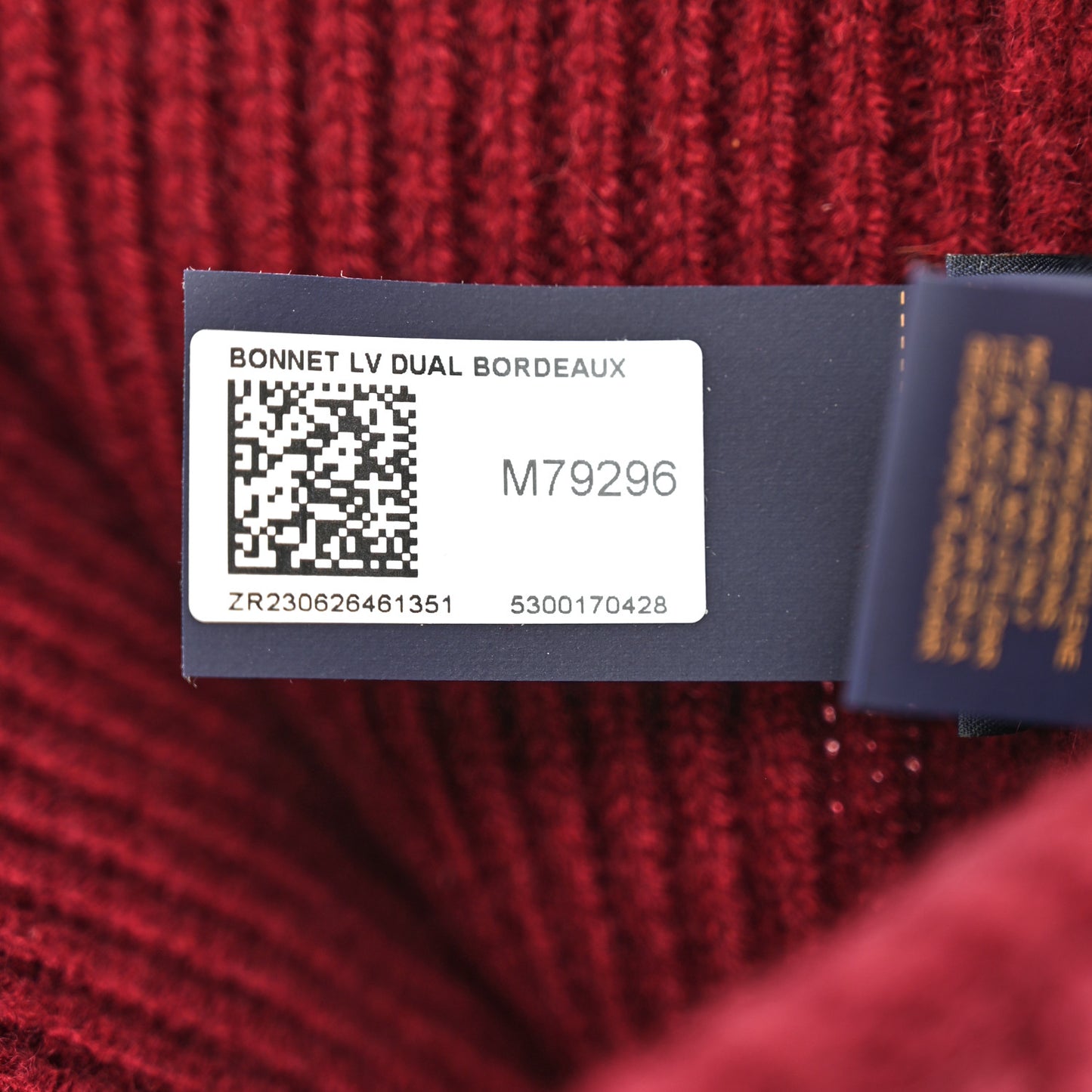 Cashmere LV Dual Beanie Bordeaux
