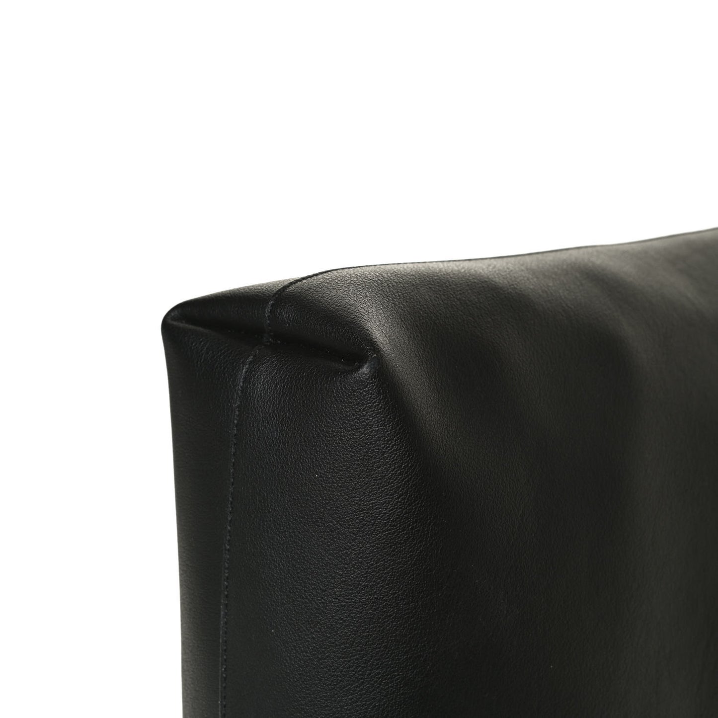 Calfskin Medium Shopping Tote Black