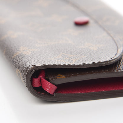 Louis Vuitton Monogram Emilie Wallet Fuchsia 9 of 11