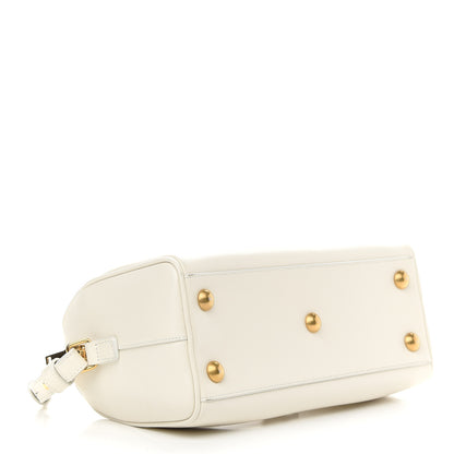 Saint Laurent Calfskin Classic Baby Duffle Dove White 4 of 9