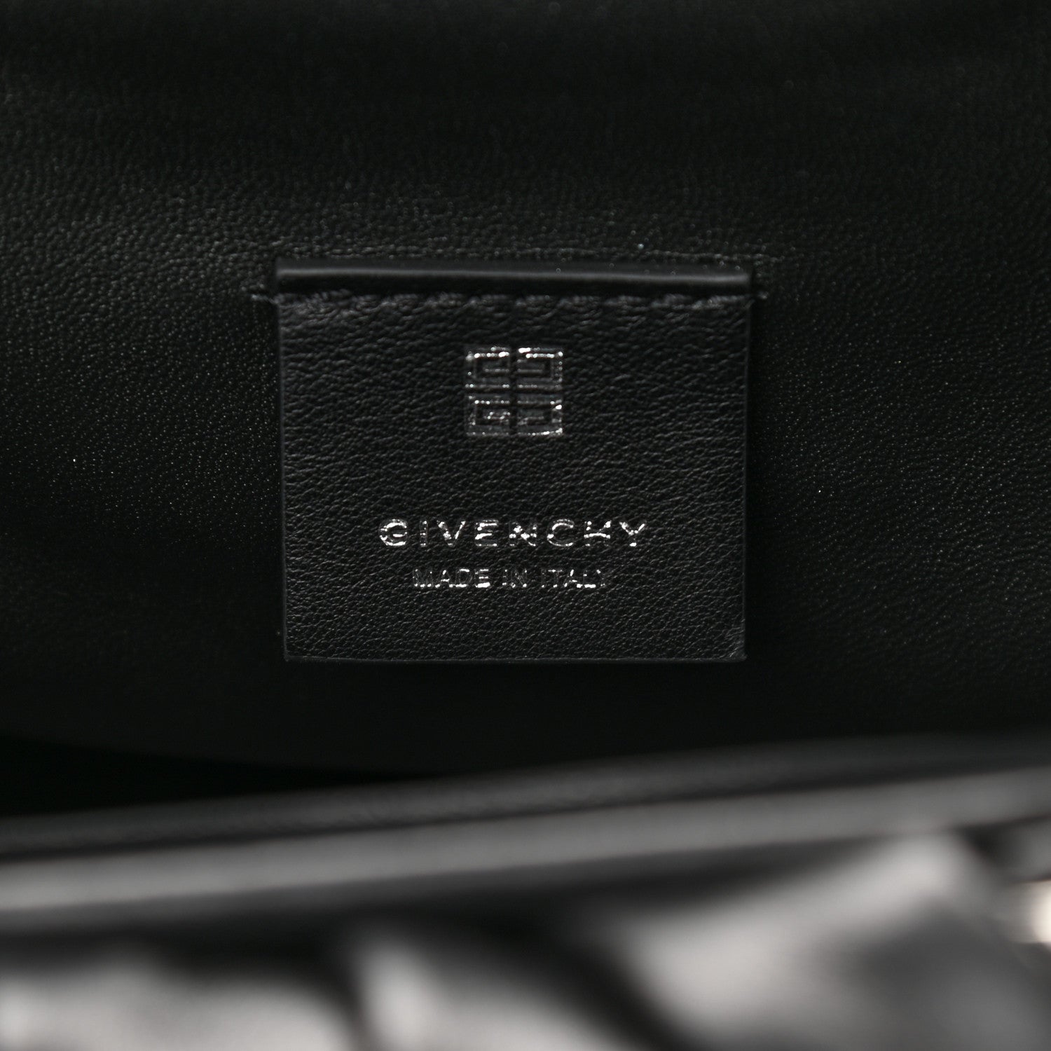 Givenchy Calfskin Kenny Shoulder Bag Black 6 of 10
