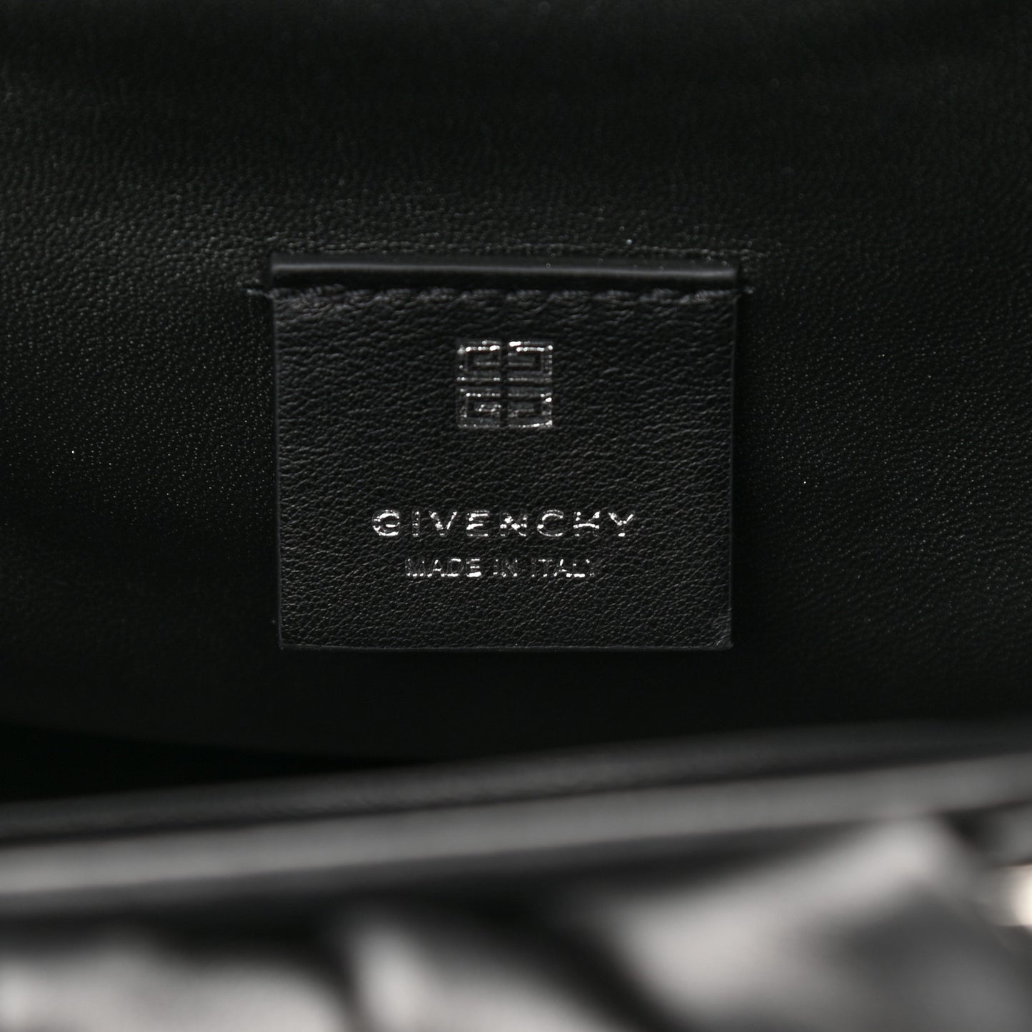 Calfskin Kenny Shoulder Bag Black
