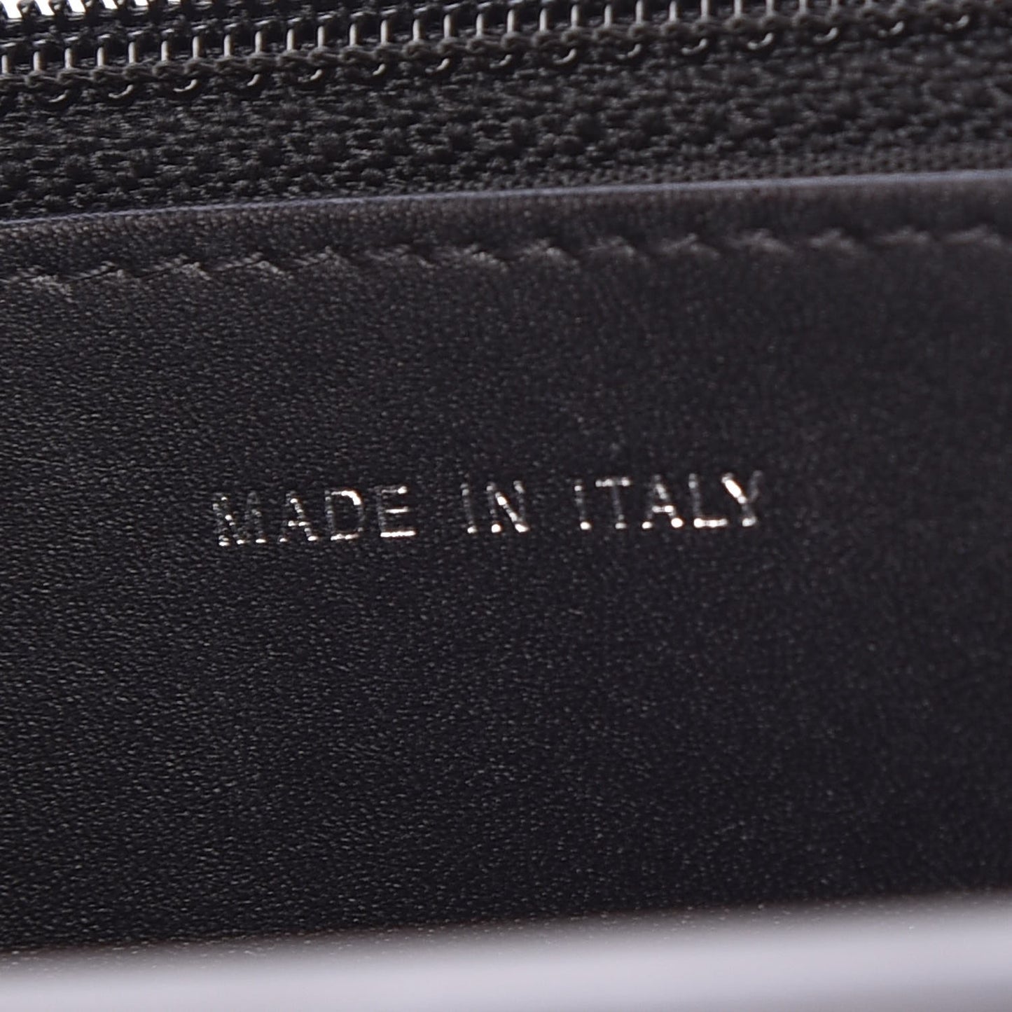 Patent Quilted Brilliant Wallet On Chain WOC Black