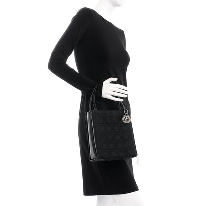 Christian Dior Nylon Cannage Dior Tote Black 2 of 9