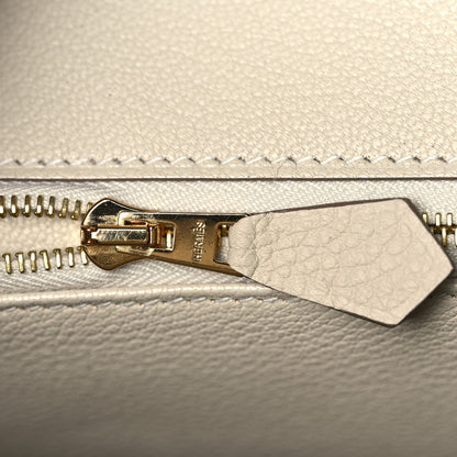 Hermes Togo Birkin 25 Craie 21 of 35