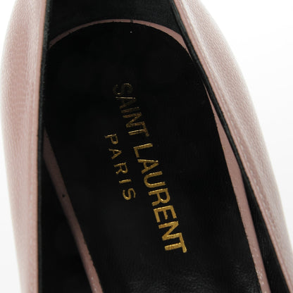 Saint Laurent Patent Grain de Poudre Janis 80 Pumps 38 Dusty Rose 7 of 9