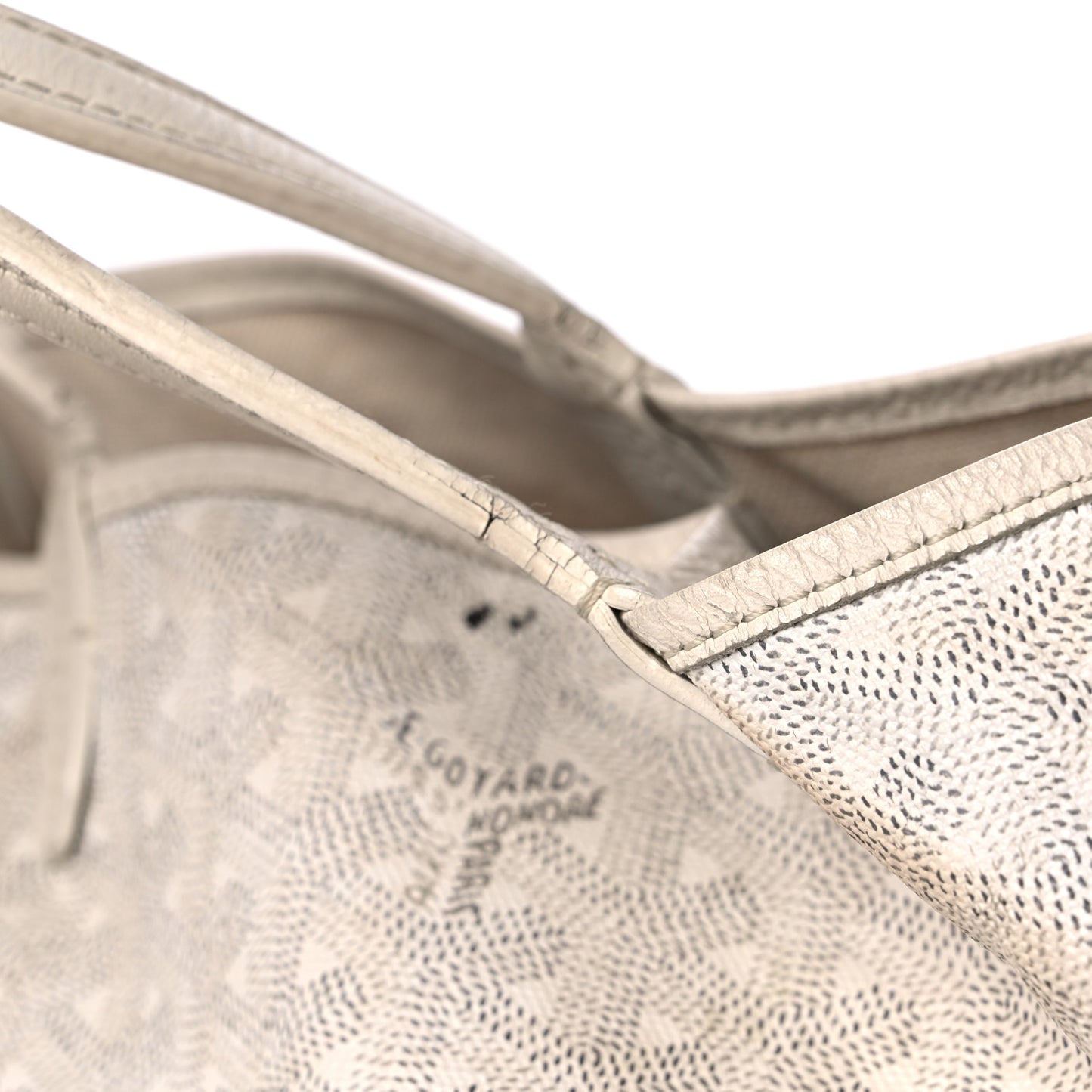 Goyardine Saint Louis PM White