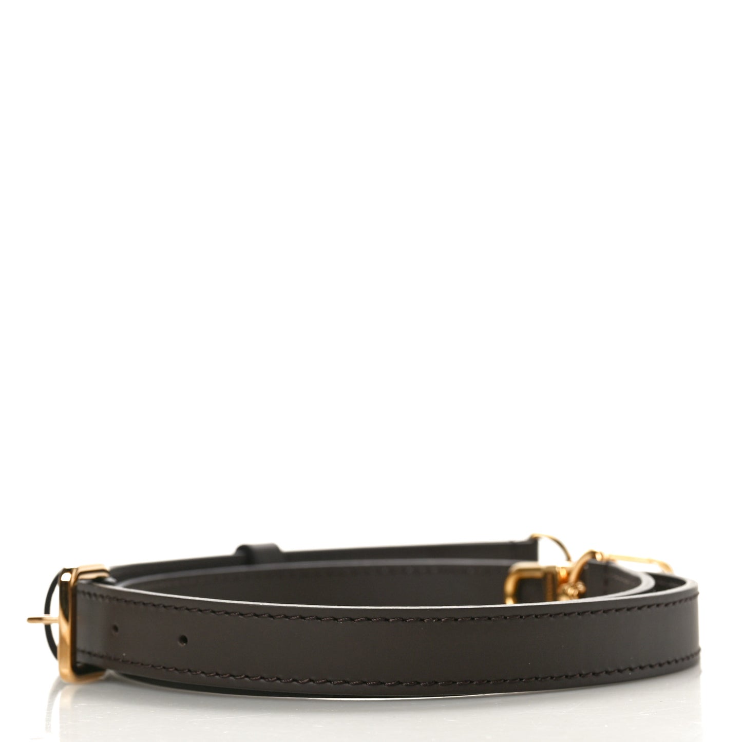 Calfskin Adjustable Shoulder Strap Brown