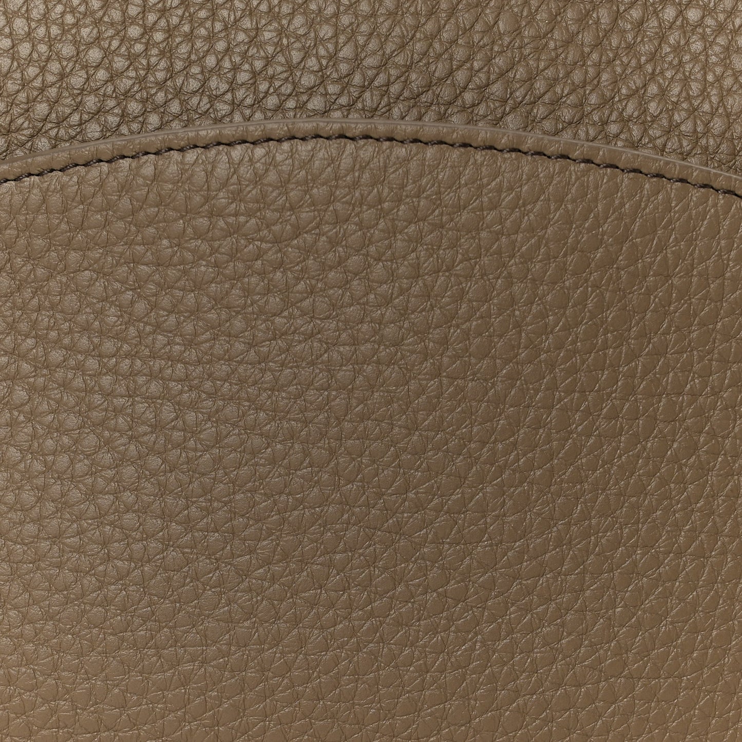 Grained Calfskin Annie E/W Crossbody Bag Smoked Taupe