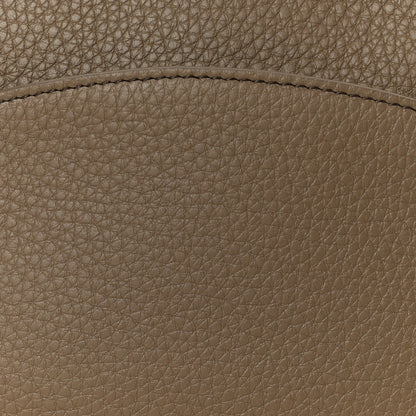 The Row Grained Calfskin Annie E/W Crossbody Bag Smoked Taupe 8 of 10