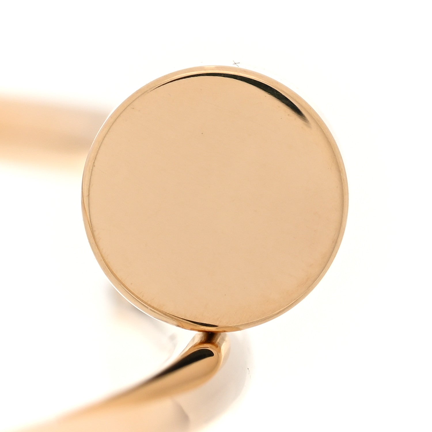 Cartier 18K Yellow Gold Small Juste Un Clou Bracelet 17 4 of 5