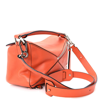 Loewe Calfskin Small Puzzle Bag Coral 3 of 11