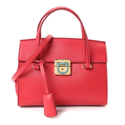 Salvatore Ferragamo Calfskin Mini Mara Bag Pamplona Rosso 1 of 9