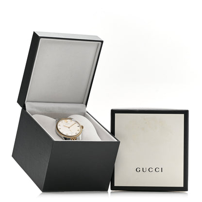 Gucci Stainless Steel 40mm G-Timeless Two Tone Charm Automatic Watch 5 of 5