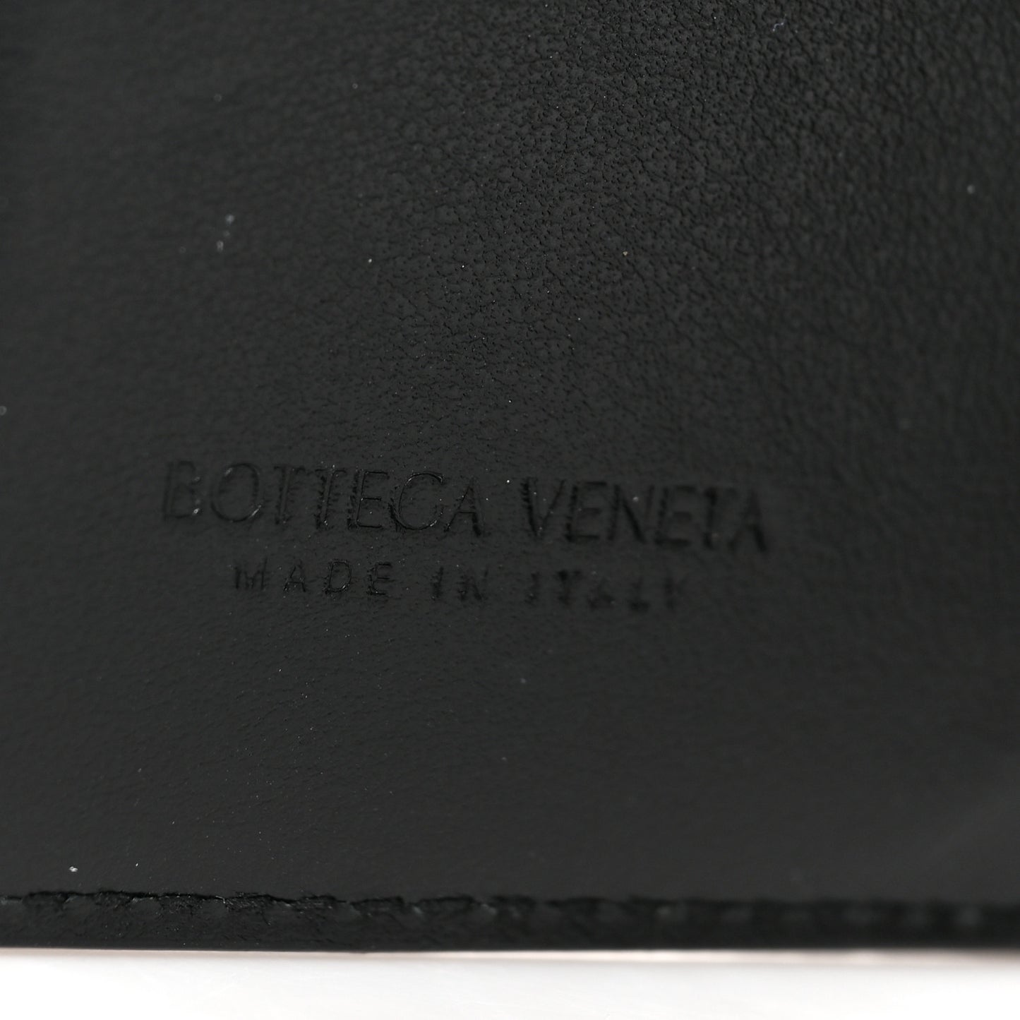Nappa Intrecciato Bifold Zip Wallet Black