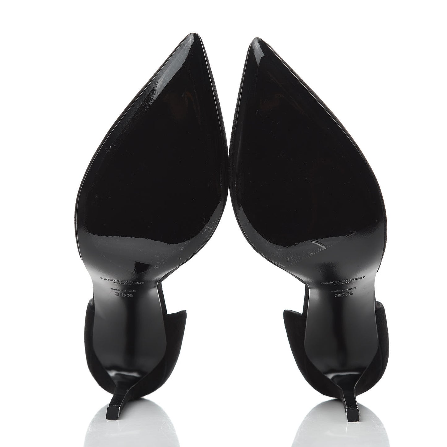 Kid Scamosciato Skinny D'Orsay 105 Pumps 38.5 Black