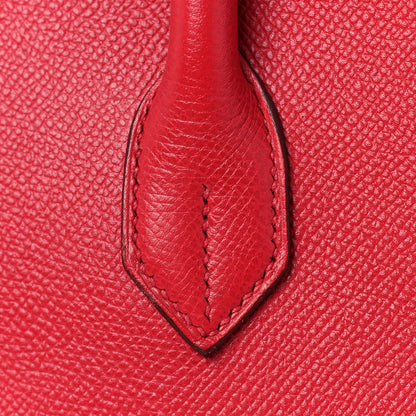 Hermes Epsom Birkin 40 Rouge Vif 9 of 51