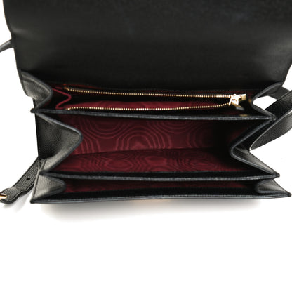 Gucci Grainy Calfskin Small Zumi Shoulder Bag Black 7 of 13