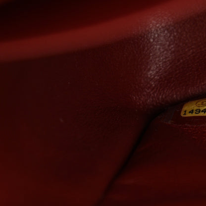 Chanel Caviar Quilted Jumbo Double Flap Dark Red 7 of 12