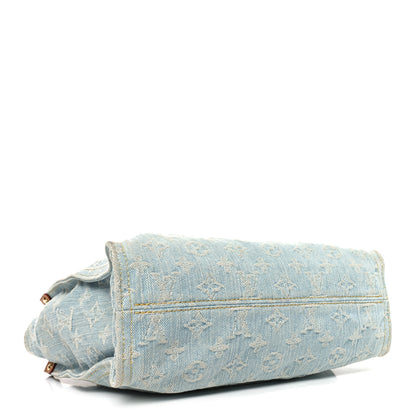 Louis Vuitton Monogram Washed Denim Let Go PM Sky Blue 4 of 10