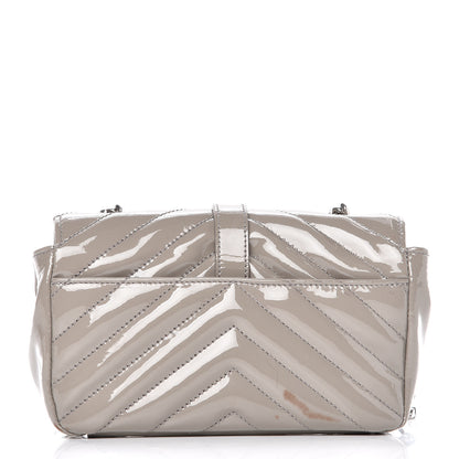Saint Laurent Patent Chevron Classic Monogram Baby Chain Bag 11 of 14