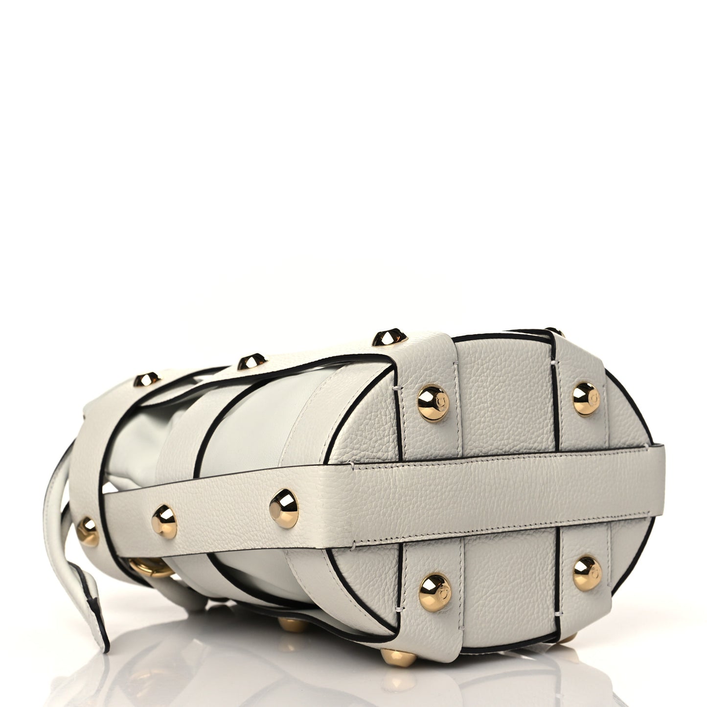 Calfskin Cage Bag White
