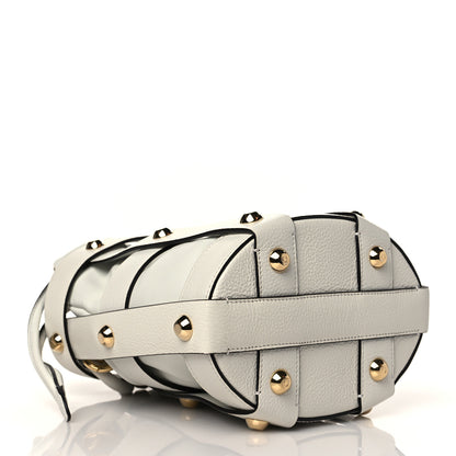 Salvatore Ferragamo Calfskin Cage Bag White 4 of 10