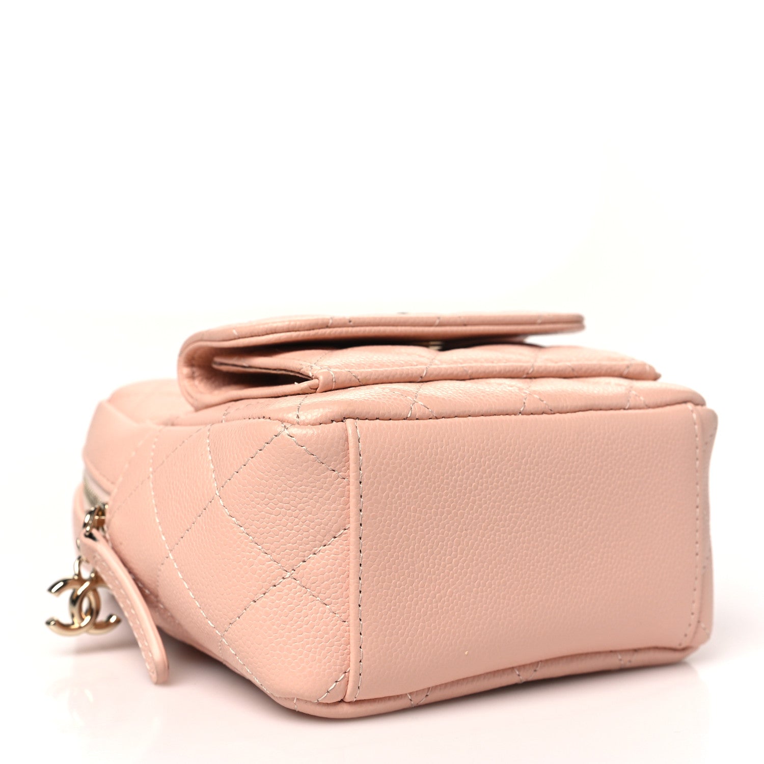 Chanel Caviar Quilted CC Mini Classic Backpack Light Pink 4 of 11