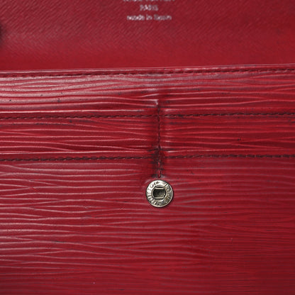 Louis Vuitton Epi Sarah Wallet Castillan Red 9 of 11
