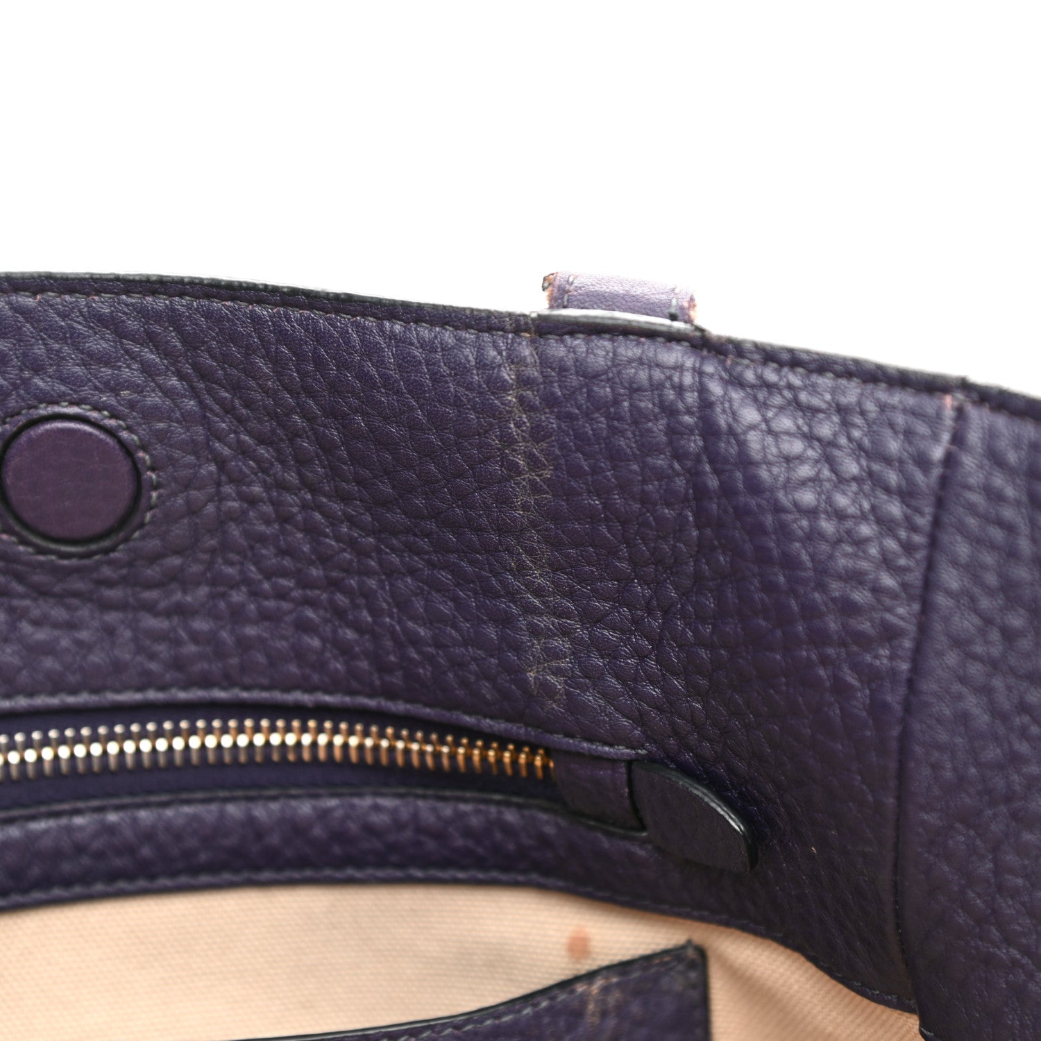 Prada Vitello Daino Tote Melanzana 10 of 19