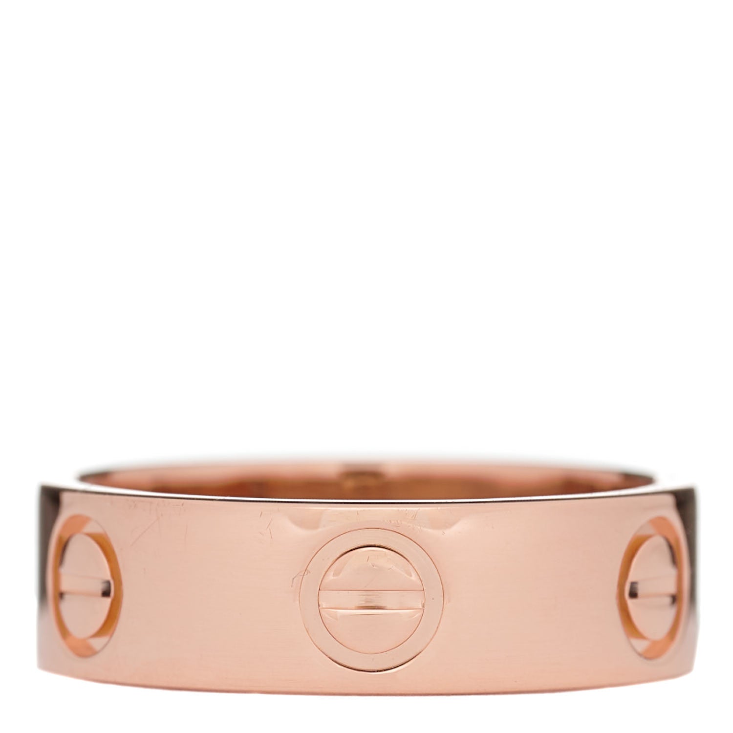 Cartier 18K Pink Gold 5.5mm LOVE Ring 51 5.75 1 of 4