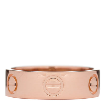 Cartier 18K Pink Gold 5.5mm LOVE Ring 51 5.75 1 of 4