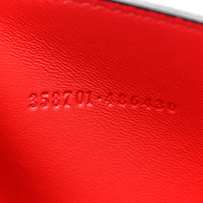 Alexander McQueen Patent Skull Lock Envelope Clutch Red 7 of 9