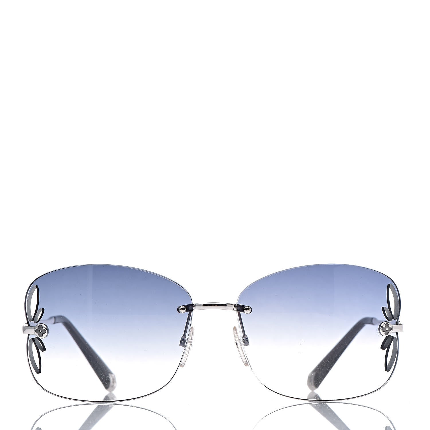 Louis Vuitton Lily Sunglasses Z0308U Silver 2 of 8