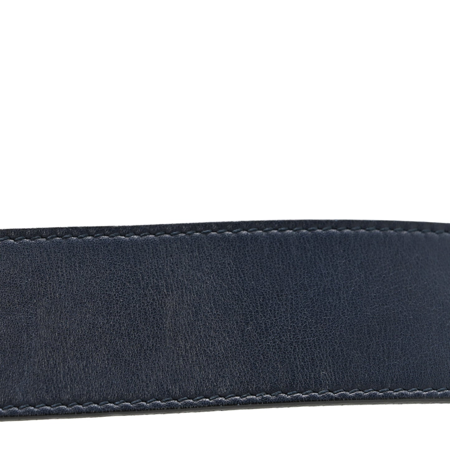 Moon Calfskin Nickel Double G 40mm Belt 85 34 Blue