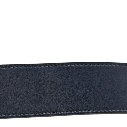 Gucci Moon Calfskin Nickel Double G 40mm Belt 85 34 Blue 6 of 8