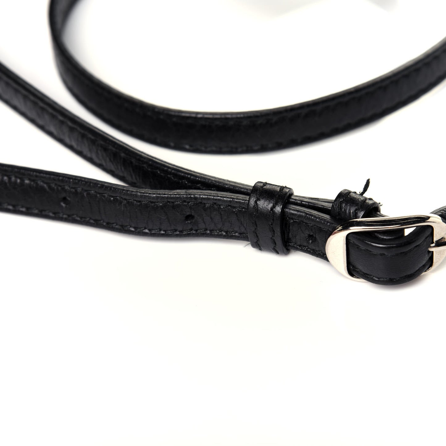 Agneau Classic Silver Hardware Nano City Black