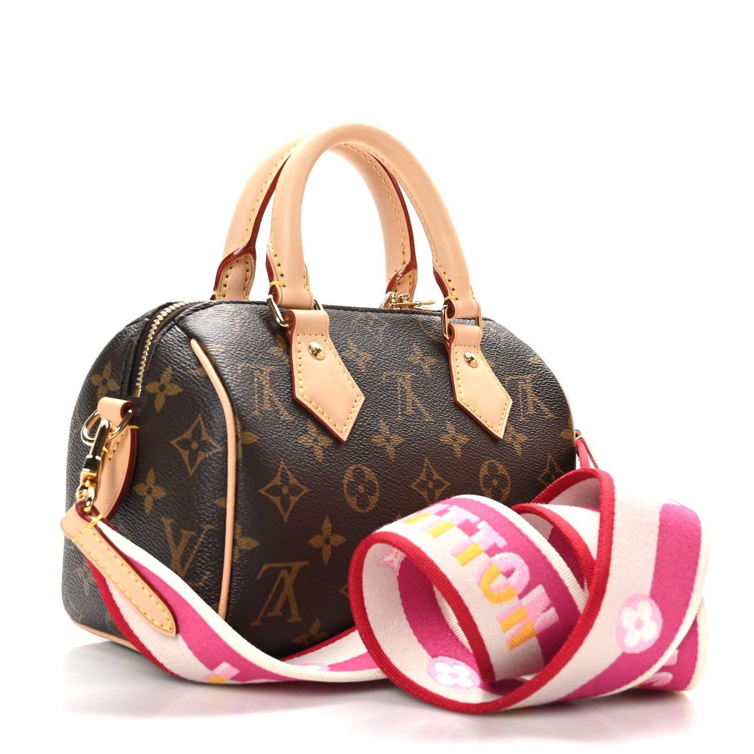 Louis Vuitton Monogram Speedy Bandouliere 20 Fuchsia 3 of 11